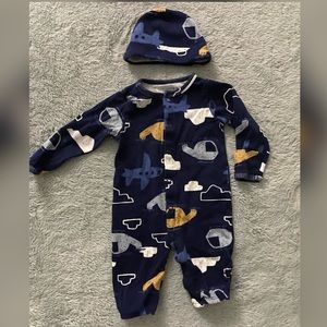 Carter’s Baby Boy Long Sleeve Romper - 3 Months